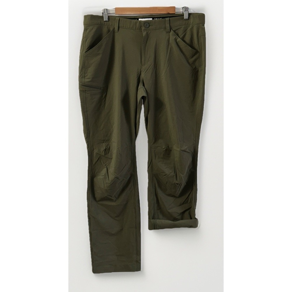 Women's Orvis Convertible Hiking Pants Size 16 Nylon Stretch Outdoor 32 Ins EC